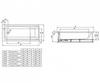 Ванна прямоугольная Ideal Standard Connect E019801