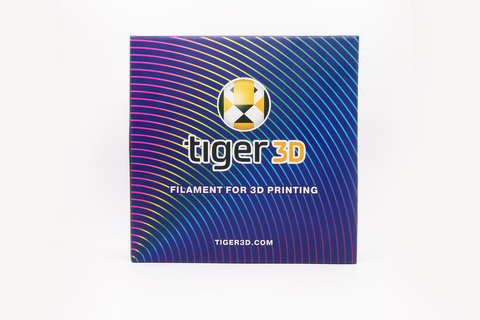 Катушка ABS-пластика Tiger3D, 1.75 мм, 1 кг, оранжевая