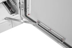 Шкаф электротехнический напольный Elbox EME, IP55, 1600х600х400 мм (ВхШхГ), дверь: металл, цвет: серый