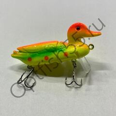 Воблер Rosy Down Wise Duck 70F 70мм, 10гр, загл.0,2-0,5м