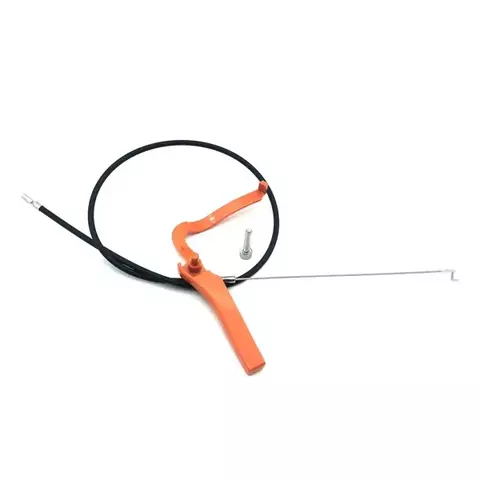 Трос газа бензотриммера Stihl FS 38, со стопорным рычагом