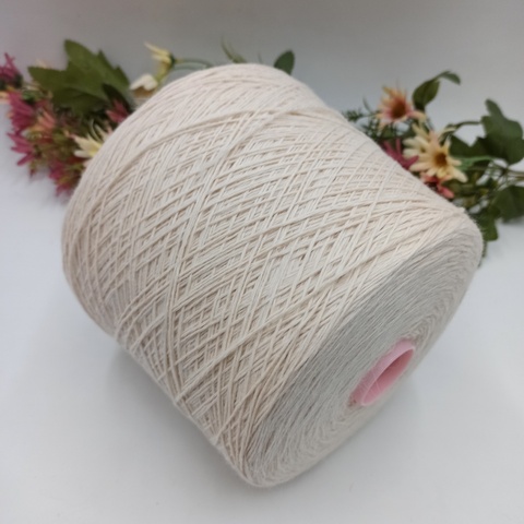 Меринос с ангорой от Zegna Baruffa 50% ангора 25% меринос 25%па 566м/100гр - Крем