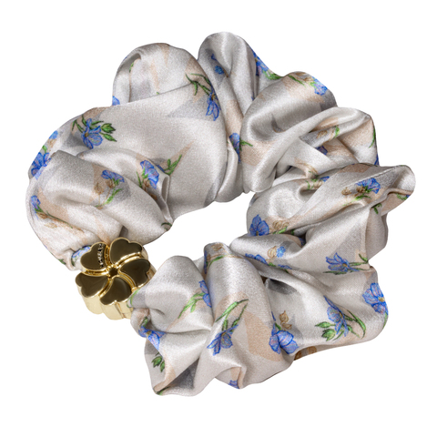 Комплект шелковых резинок для волос Mollen Первоцвет жемчужно-белый
