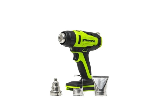Строительный термофен Greenworks, G24HG, 24v, без АКБ и ЗУ (аккумуляторный)