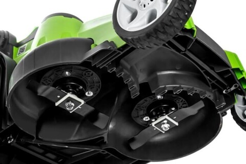 Газонокосилка Greenworks TwinForce G40LM49DB, 40v, 49 см, без АКБ и ЗУ (аккумуляторная)