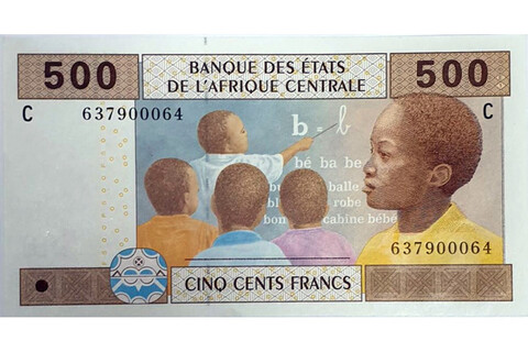 500 франков КФА ВСЕАО Центральная Африка Камерун 2002 г.