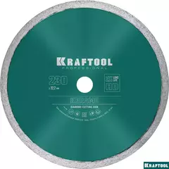 KRAFTOOL Keramo, 230 мм, (22.2 мм, 10 х 2.8 мм), сплошной алмазный диск (36684-230)