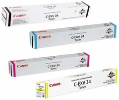 Комплект тонеров Canon C-EXV34 (3782B002, 3783B002, 3784B002, 3785B002) для Canon iR C2020/2025 Оригинал