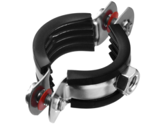 ЗУБР 1?, цинк, 9 шт, трубный хомут с гайкой (37850-32-37)