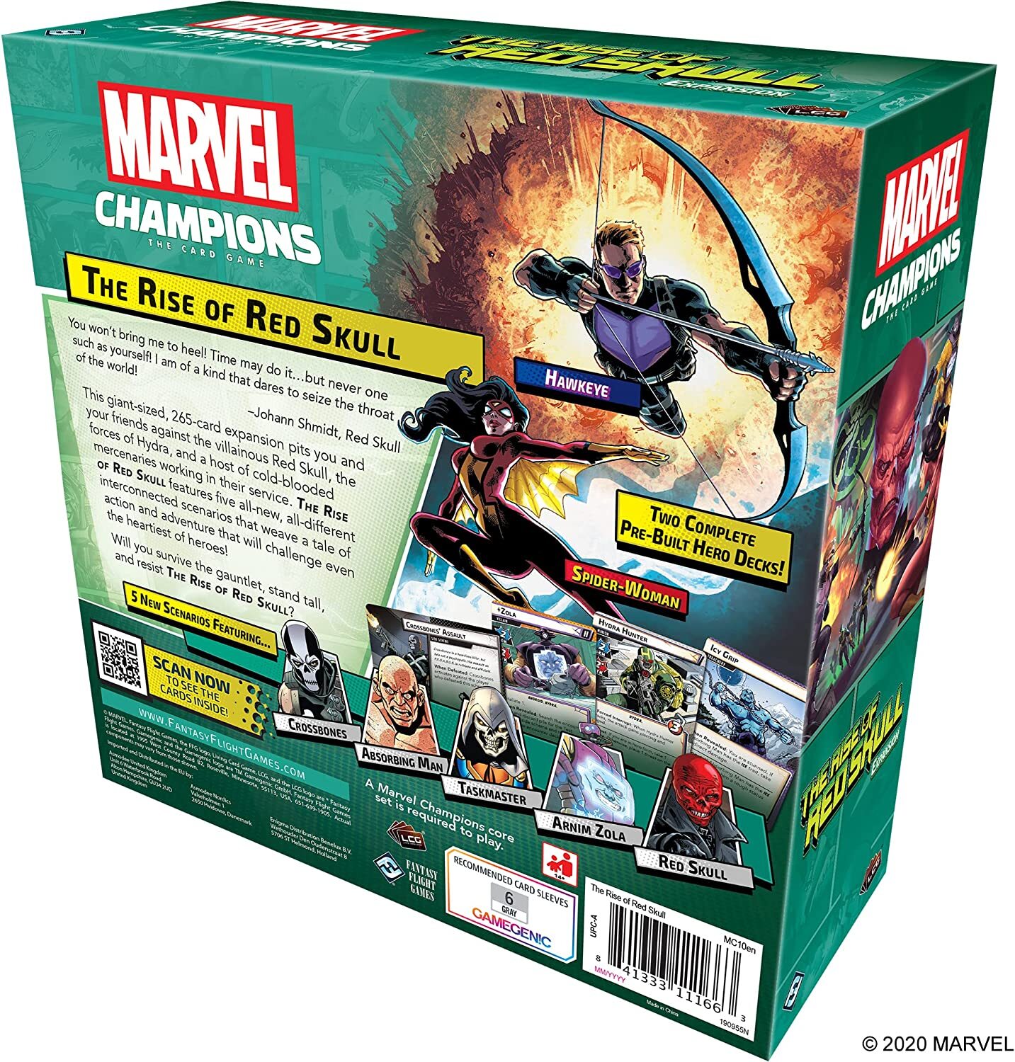 Настольная игра Marvel Champions The Card Game: The Rise of Red Skull  Campaign (дополнение) на английском языке