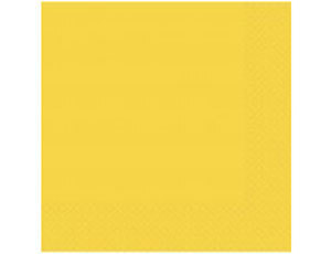Салфетки Yellow Sunshine (Желтый), 33 см, 16 шт.