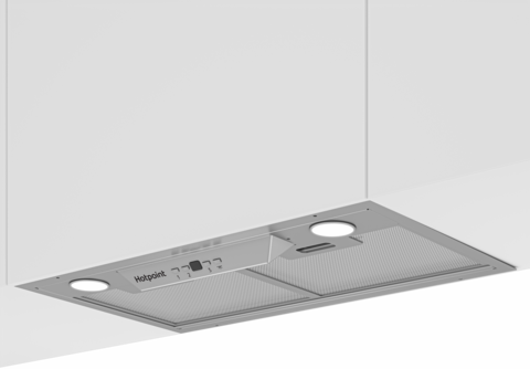 Полновстраиваемая вытяжка Hotpoint HPAE 52FLB X mini - рис.2