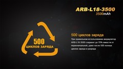 Аккумулятор 18650 Fenix ARB-L18 3500 mAh