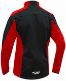 Утеплённый лыжный костюм Ray Race Tour Black-Red мужской с лямками и отстегивающийся спиной