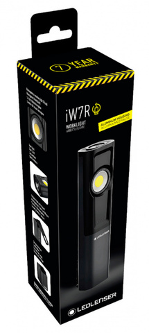 Фонарь универсальный Led Lenser IW7R, чёрный, светодиодный, 18650 (502005)