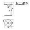 XX CREAVIT Раковина мебельная накладная с донным клапаном (45см) MN146.00000