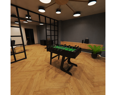 Игровой стол - футбол DFC St.PAULI складной HM-ST-48301