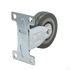 71-0-076 Колесо неповоротное платформенное крепление, d-75мм (РемоКолор)