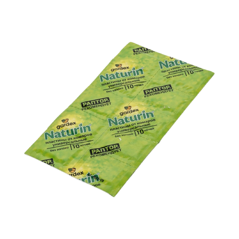 Gardex Naturin Пластины от комаров Универс.10 шт