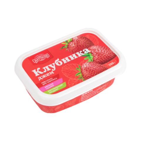 Джем Ратибор нестирилиз.Клубника 180г