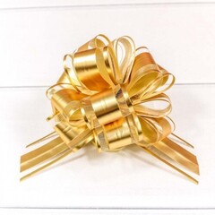 
          Бант Для Упаковки Подарка Ажурный 3 Х 3 См (золотой)