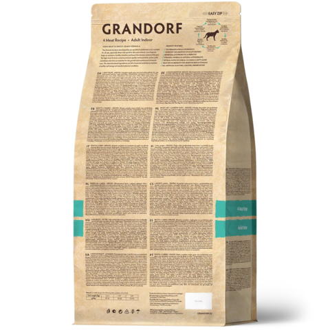 GRANDORF 4 вида мяса Для домашних кошек
