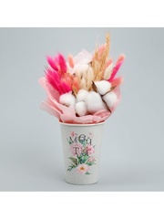 Стаканчик для цветов, «Мечтай», 350 мл, 10 шт.