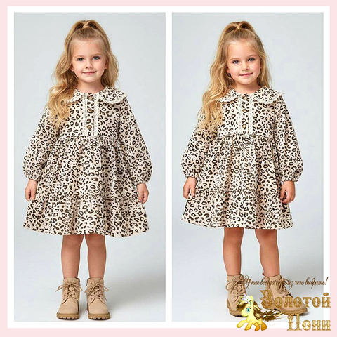 Платье вельвет д (4-7) 251201-Z1040