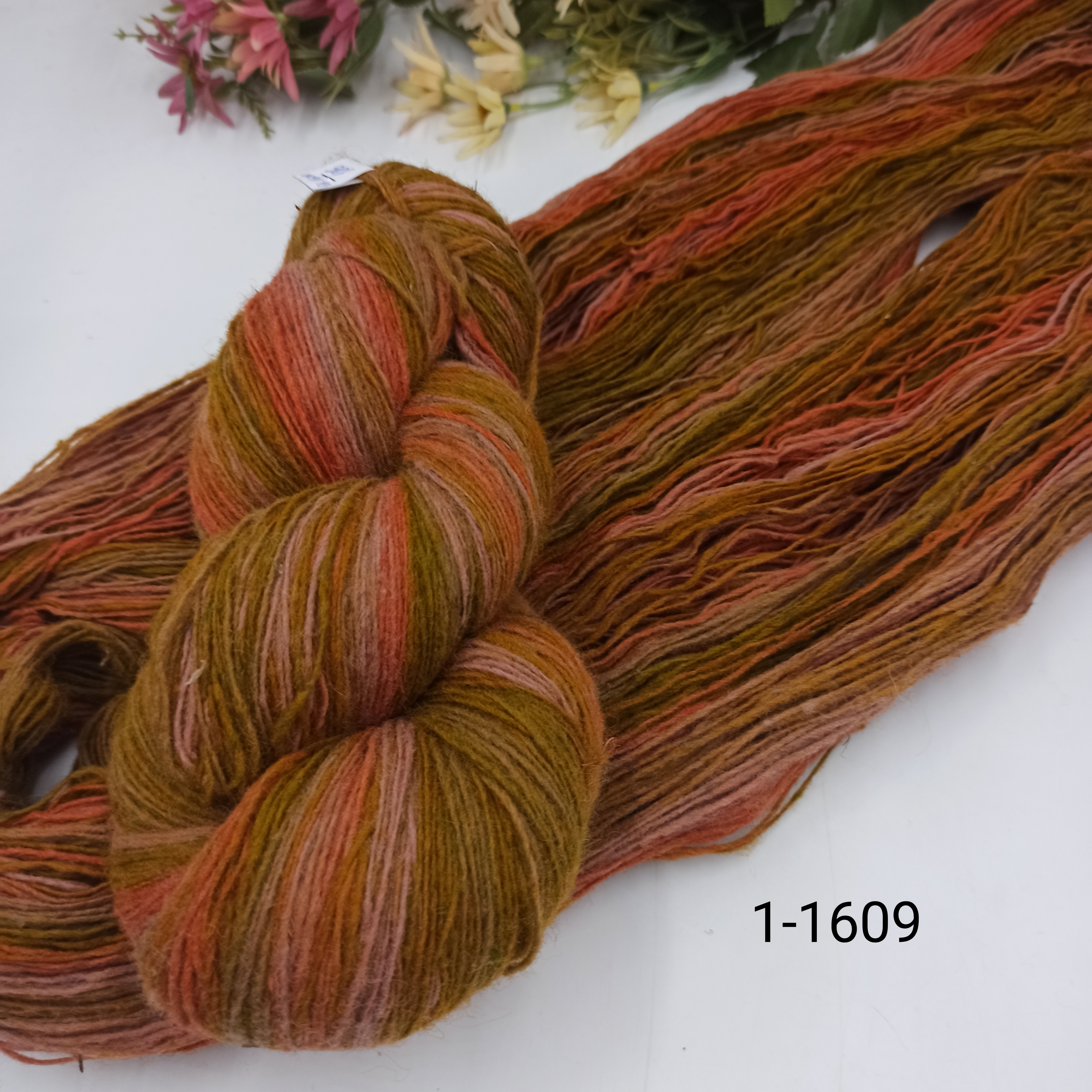 Дундага 6/1 шерсть секционного окрашивания 01-1609 420м/100гр