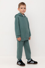 брюки  для мальчика  КР 400813/темный малахит к556