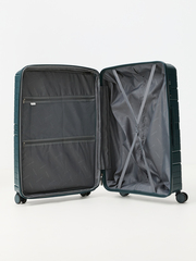 Чемодан полипропилен MIRONPAN Зеленый малахит (XL) 78х52х33(+3)см/4,4 кг/120 л3