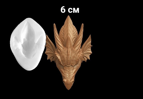 Силиконовый молд № 576 большой Дракон