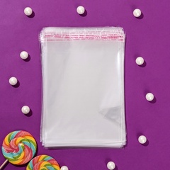 Пакет для пряников с клеевой полосой (12х12)  100 шт.