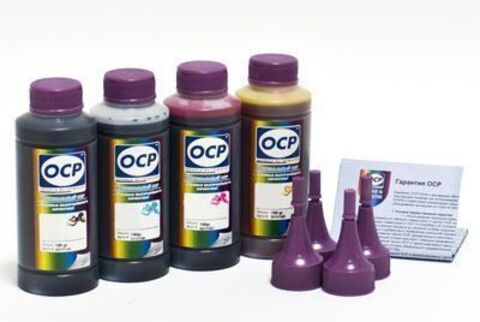 Комплект чернил OCP для Brother LC1000C, LC1100C, LC980C, LC970C - OCP BKP45, Y512, C512, M512.  (4 x 100 мл)