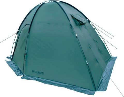 Картинка палатка кемпинговая Talberg bigless 4 зелёный - 8
