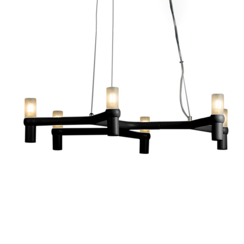 Люстра Crown Plana Minor 6 Black D80