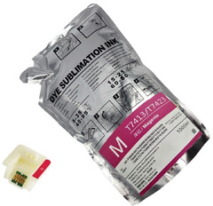 Картридж струйный Cactus CS-EPT7413 T7413 пурпурный (1100мл) для Epson SureColor SC-F6000, 6200, 7000