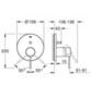 GROHE 24167KF1 Essence Смеситель однорычажный скрытого монтажа для ванны с переключателем на 2 положения, фантомный чёрный