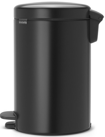 Ведро для мусора Brabantia NewIcon 12л черное матовое