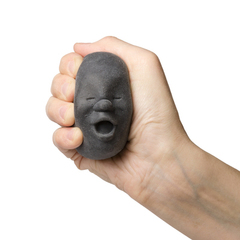 Стрессболл в тальке"Caomaru"(Каомару) - ХО в пудре, цвет серый