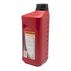 Масло DDE 4-тактное минеральное SAE 10W-40, 1 л, стандарт API SJ/CF (M-SAE10W-4)