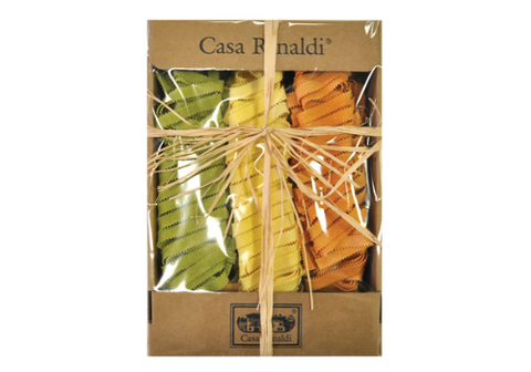 Паста яичная Лапша пиццы трехцветные CR, 500г