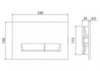 BelBagno BB010-MR-CHROME Кнопка смыва BelBagno MARMI, цвет-хром глянцевый