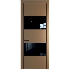 Межкомнатная дверь эмаль Profil Doors 22PA перламутр золото со вставкой