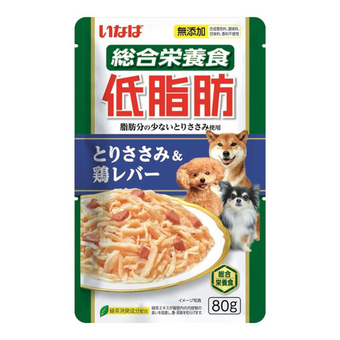 Влажный корм Inaba Teishibo куриное филе с куриной печенью в желе для собак 80г (Инаба)
