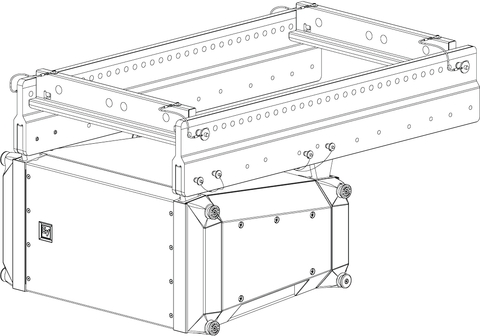 Electro-Voice X12TE-GRID расширенная рама для линейного массива X1/X2