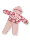 Костюм с курткой - Розовый. Одежда для кукол, пупсов и мягких игрушек.