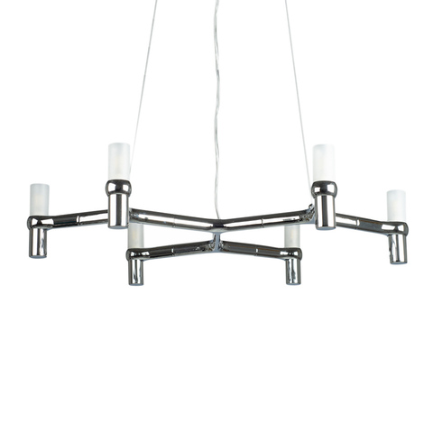 Люстра Crown Plana Minor 6 Chrome D80