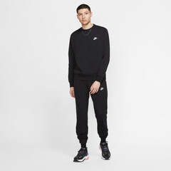 Толстовка теннисная Nike Swoosh Club Crew M - black/white