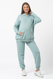 Спортивный костюм для беременных и кормящих 13043 пыльно-голубой